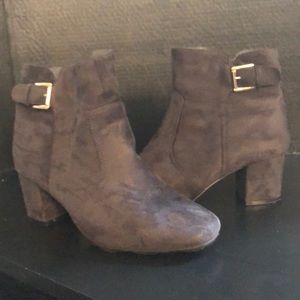 Grey booties